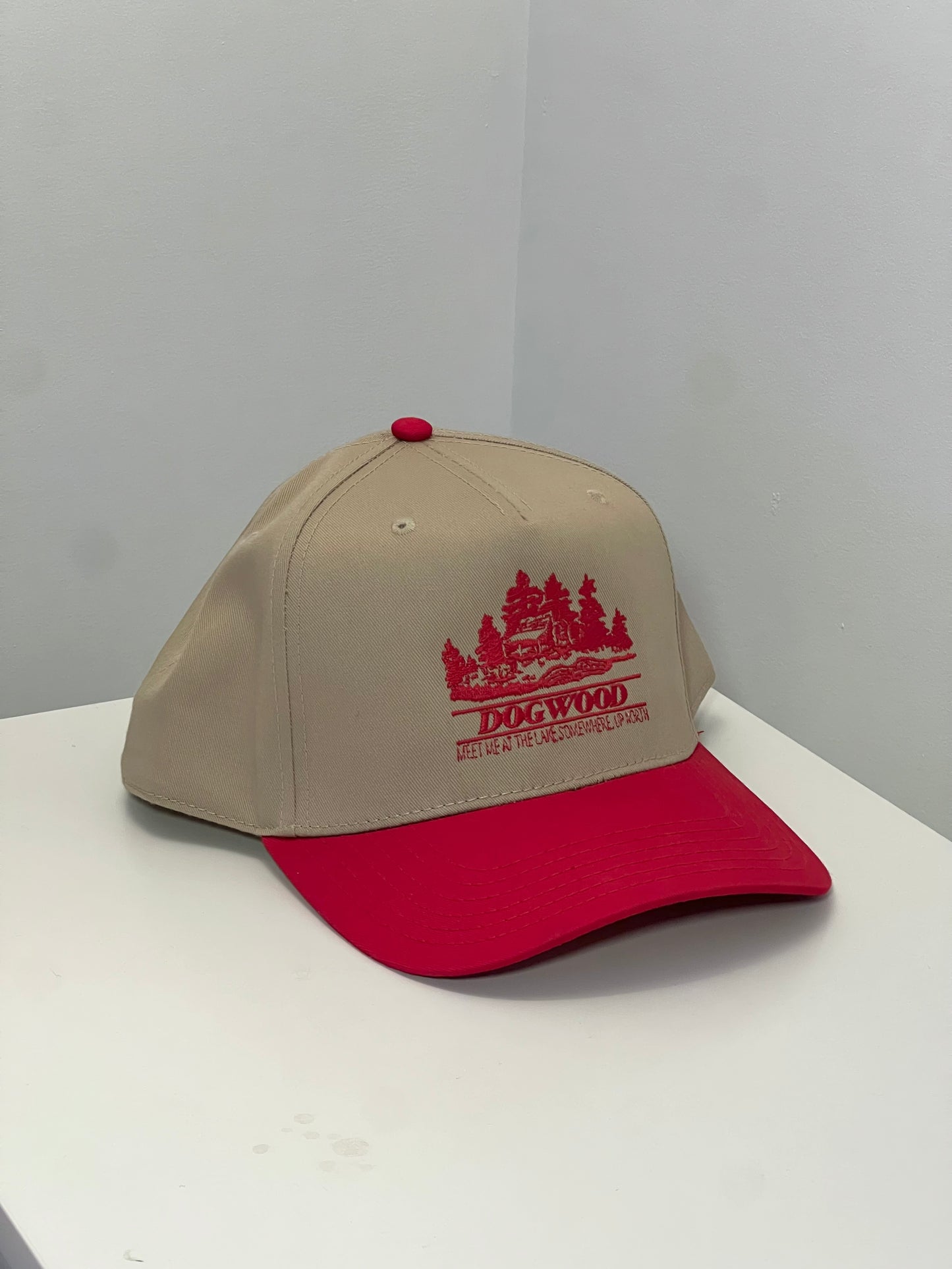Cabin Trucker Hat Cherry