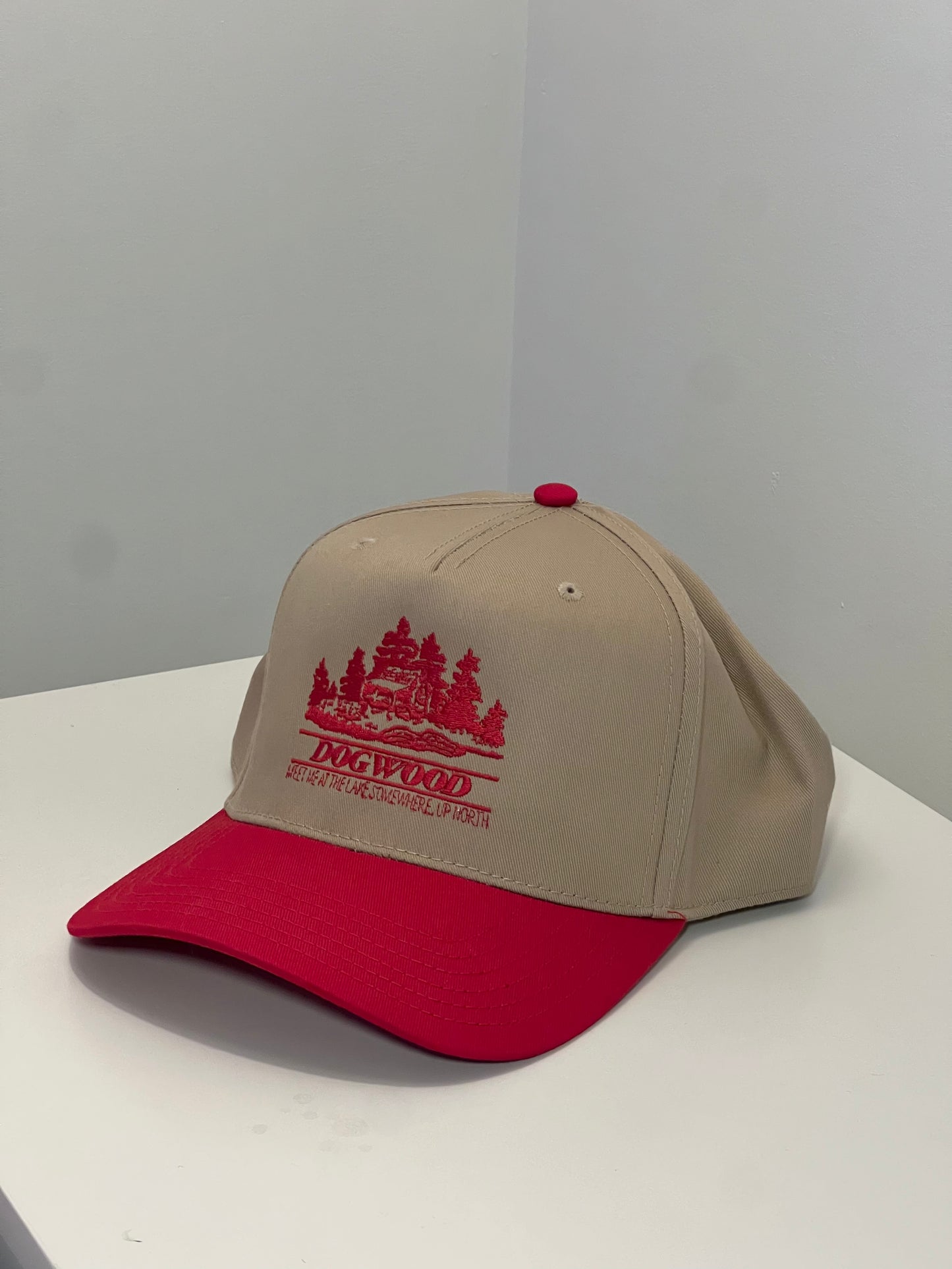 Cabin Trucker Hat Cherry