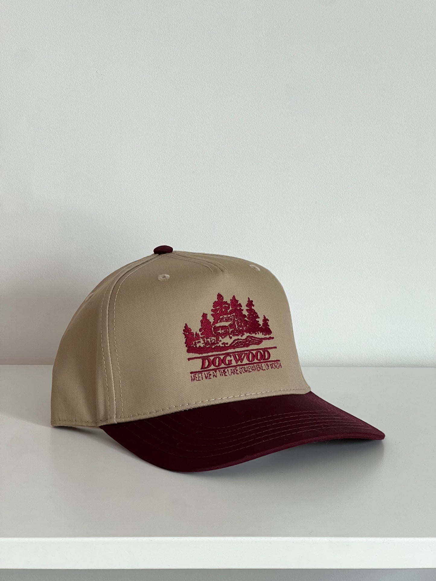 Cabin Trucker Hat Wine