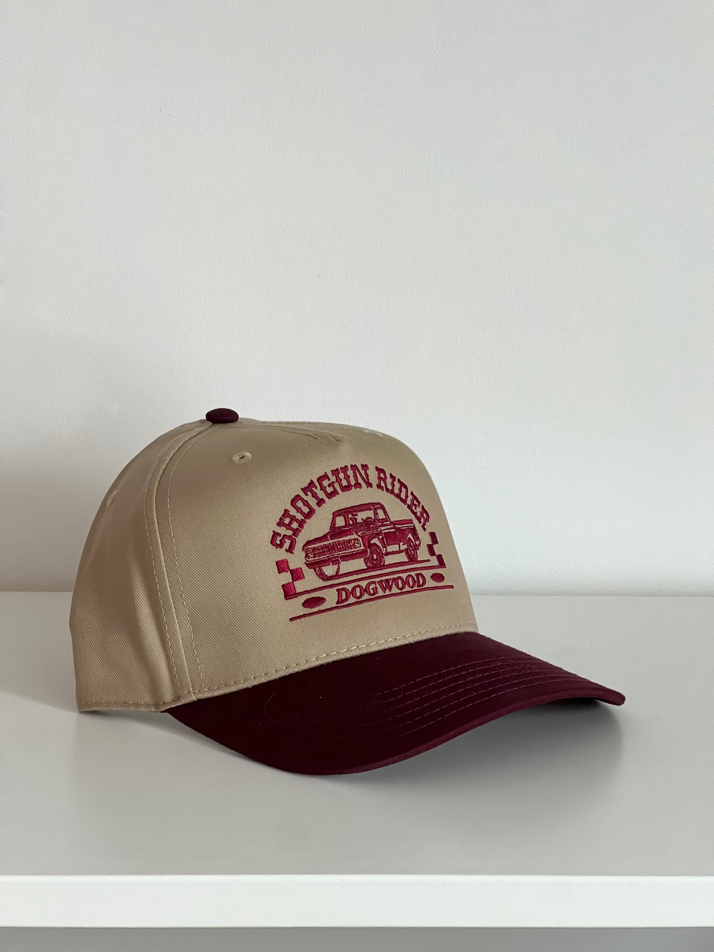 Shotgun Rider Trucker Hat Wine